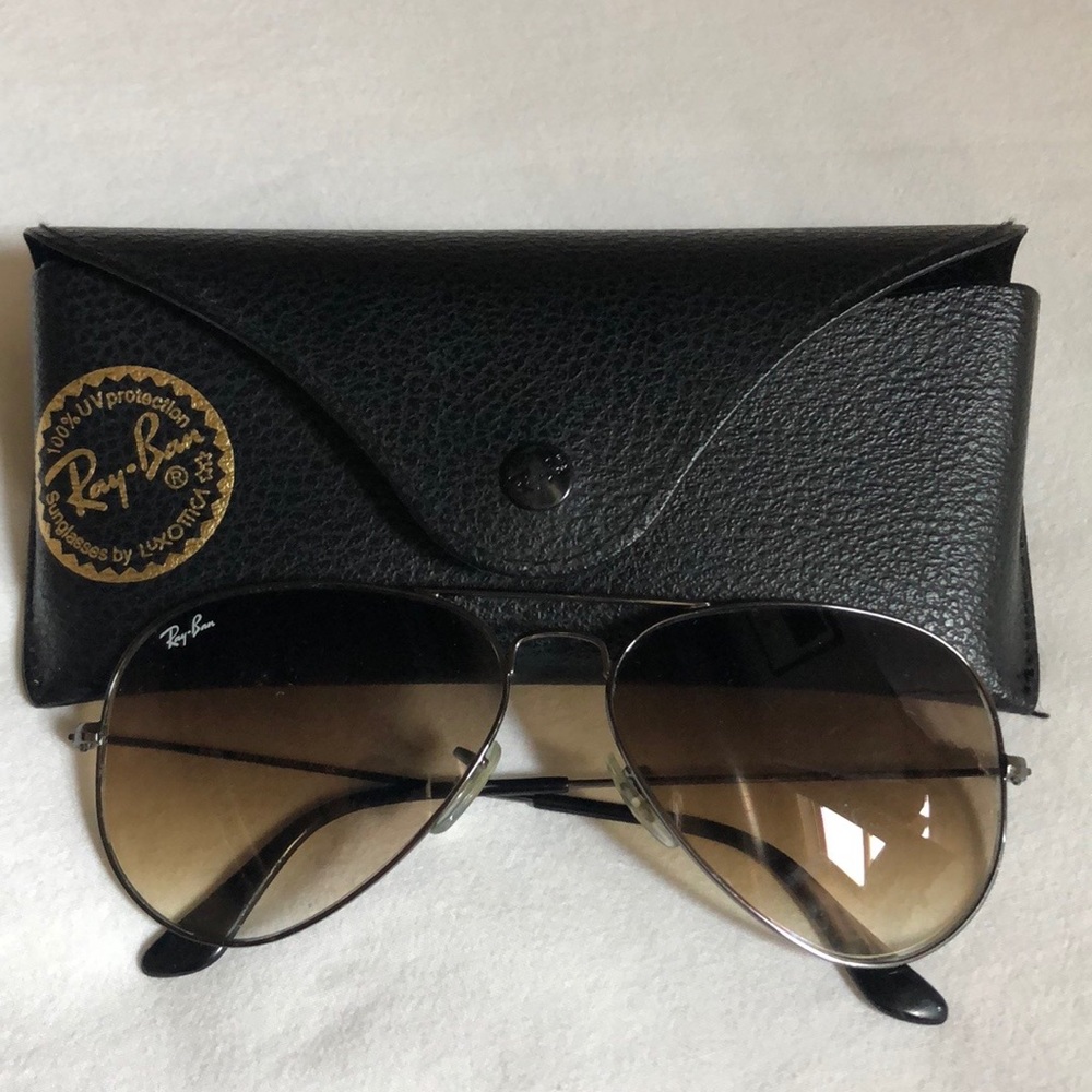 Ray-Ban Aviator Gunmetal Gradient